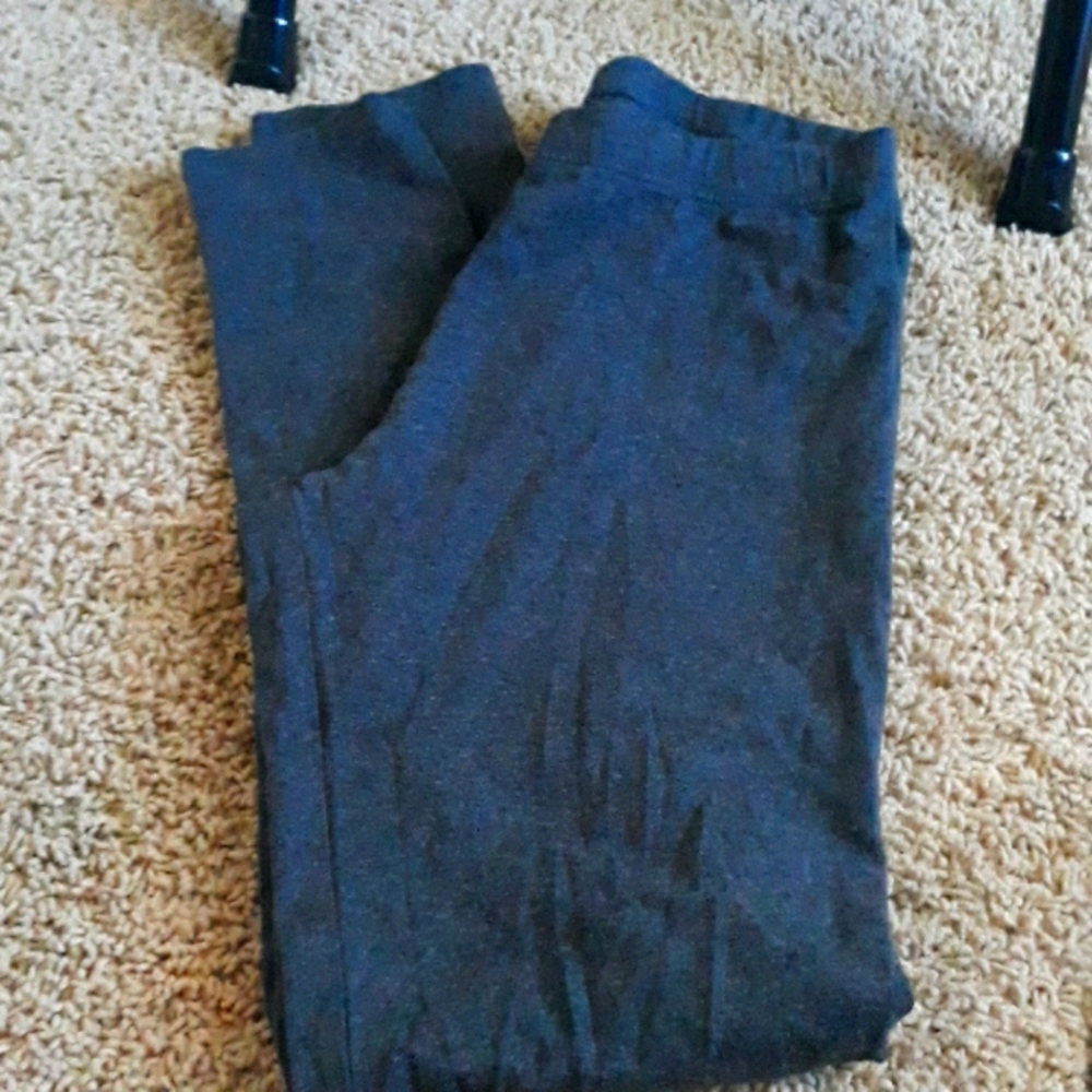 Gray Kids Leggings